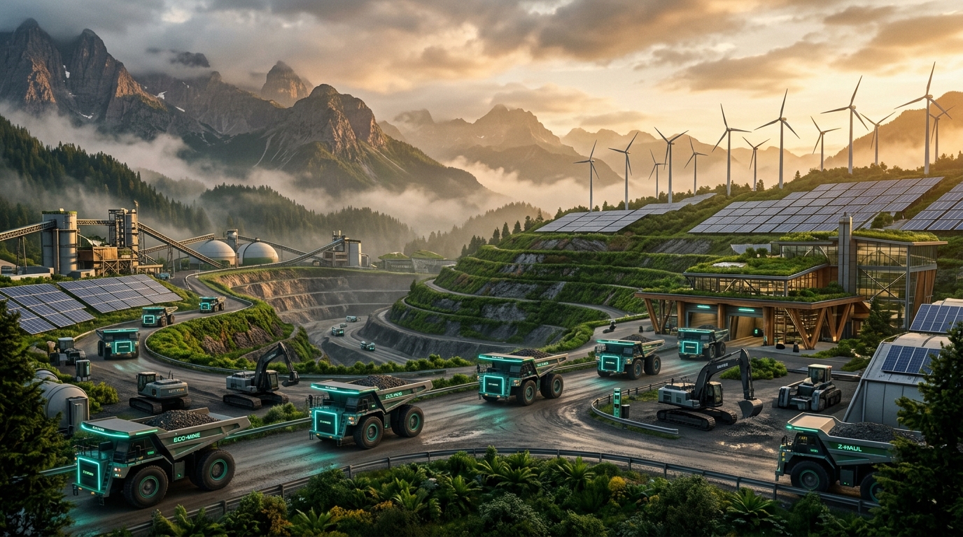 Solar and Wind Powered Mine Site